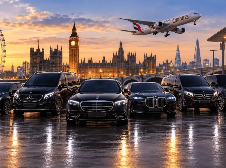 Toyota Corolla, Mercedes V-Class, Mercedes S Class, BMW i7 and Range Rover Autobiography